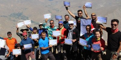 3 bin 582 rakımda katılım belgesi töreni