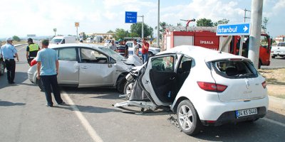 Trafik kazası: 4 yaralı