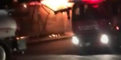 Hakkari’de gece yarısı korkutan yangın