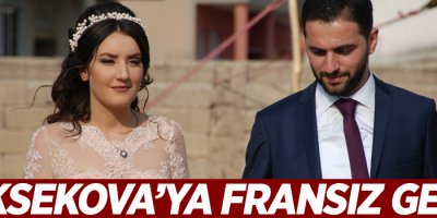 Yüksekova'ya Fransız Gelin