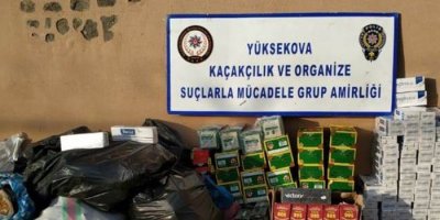 Hakkari'de kaçakçılık operasyonu