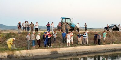 Serinlemek için girdiği su kanalında boğuldu