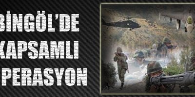 Bingöl'de Kapsamlı Operasyon