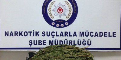Bingöl’de 6,5 kilo esrar ele geçirildi