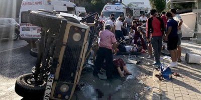 Safari cipi devrildi: 11 yaralı