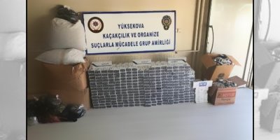 Hakkari’de kaçakçılık operasyonu