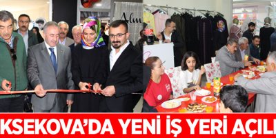 Yüksekova'da yeni iş yeri açılışı
