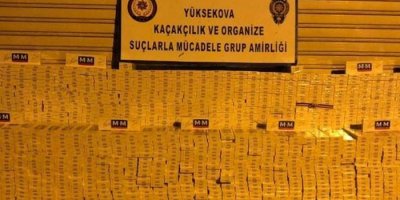 Hakkari’de kaçakçılık operasyonu