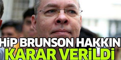Rahip Brunson'a tahliye
