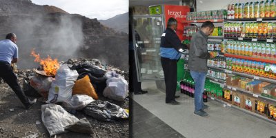 Yüksekova'da Market ve Bakkal Denetimleri devam ediyor