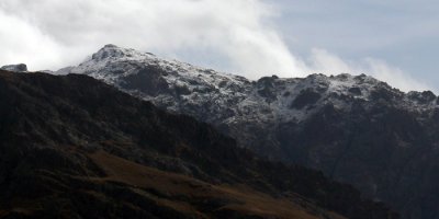 Erek Dağı’nın zirvesi beyaza büründü