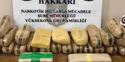 Yüksekova’da 13 kilo eroin ele geçirildi