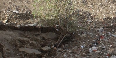 Van’da toprak kayması