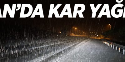 Van'da kar yağışı