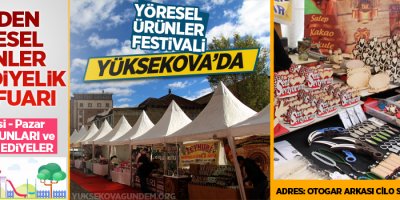 Yüksekova'da Yöresel Ürünler Fuarı Açıldı