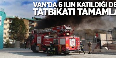 Van’da 6 ilin katıldığı deprem tatbikatı tamamlandı