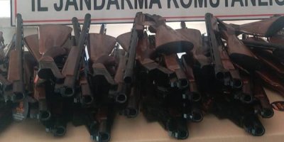 Şemdinli'de 30 adet av tüfeği ele geçirildi