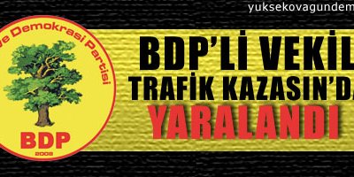 BDP'li vekil kazada yaralandı!