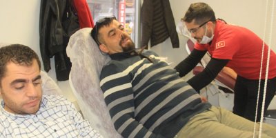 Hakkari’de kan bağışı kampanyası