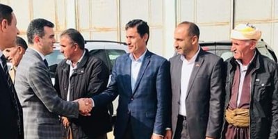 Derecik Kaymakamı, kurban kesilerek karşılandı