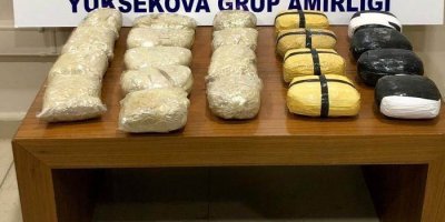Yüksekova'da 11 kilo eroin ele geçirildi