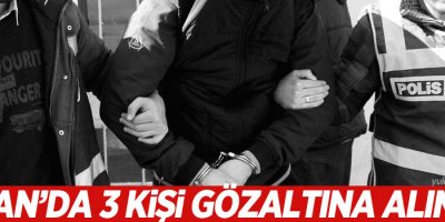 Van'da 3 kişi gözaltına alındı