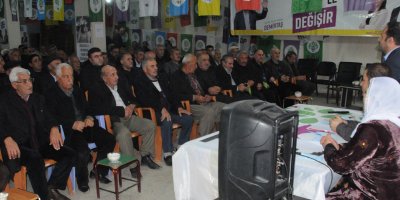 Yüksekova’da HDP ve DBP’den halk toplantısı