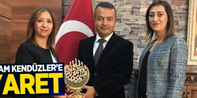 Kaymakam Kendüzler’e ziyaret