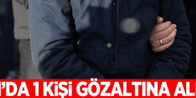 Van'da 1 kişi gözaltına alındı