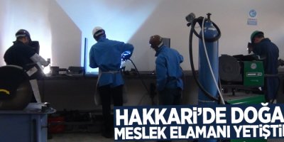 Hakkari’de doğalgaz meslek elamanı yetiştiriliyor