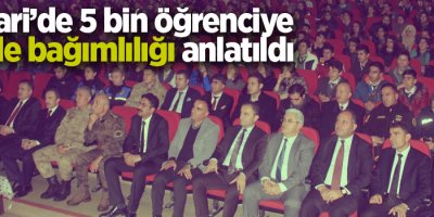 Hakkari’de 5 bin öğrenciye madde bağımlılığı anlatıldı