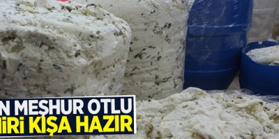 Van’ın meşhur otlu peyniri kışa hazır