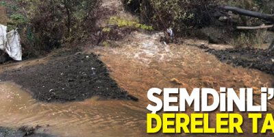 Şemdinli-Derecik yolunda dereler taştı
