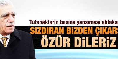 Türk: Tutanakların sızdırılması ahlaksızlık