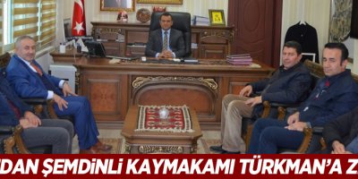 YÜTSO’dan Şemdinli Kaymakamı Türkman’a ziyaret
