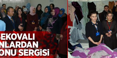 Yüksekovalı kadınlardan yıl sonu sergisi