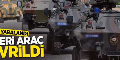 Askeri araç devrildi: 3 yaralı