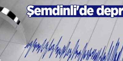 Şemdinli'de 3.0 büyüklüğünde deprem