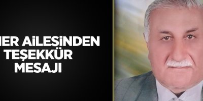 Şener ailesi'nden teşekkür mesajı