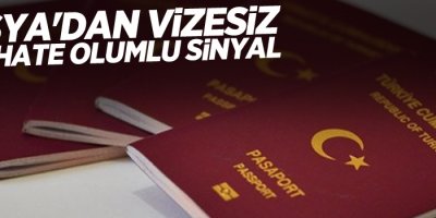 Rusya'dan vizesiz seyahate olumlu sinyal