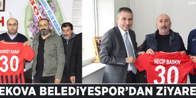 Yüksekova Belediyespor heyetinden ziyaretler