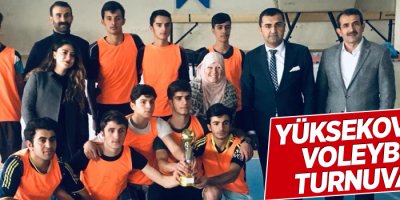 Yüksekova'da Voleybol Turnuvası