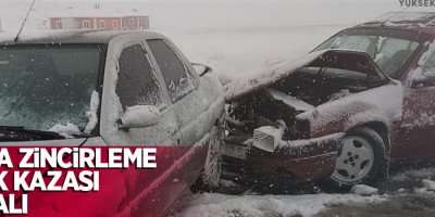 Van'da zincirleme trafik kazası; 6 yaralı
