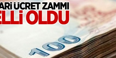 Asgari ücret zammı belli oldu!