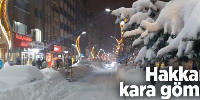 Hakkari kara gömüldü