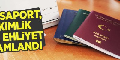 Ehliyet,Kimlik ve Pasaport zamlandı
