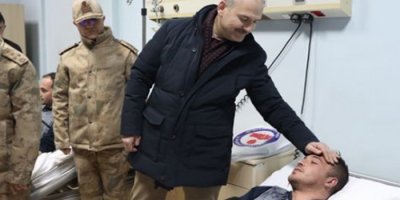 İçişleri Bakanı Soylu Yüksekova'daydı