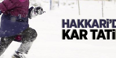 Hakkari’de kar tatili