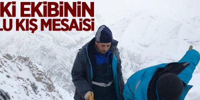 VASKİ ekibinin zorlu kış mesaisi