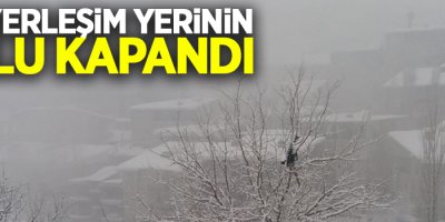 183 yerleşim yerinin yolu kapandı